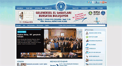 Desktop Screenshot of bursa.bel.tr
